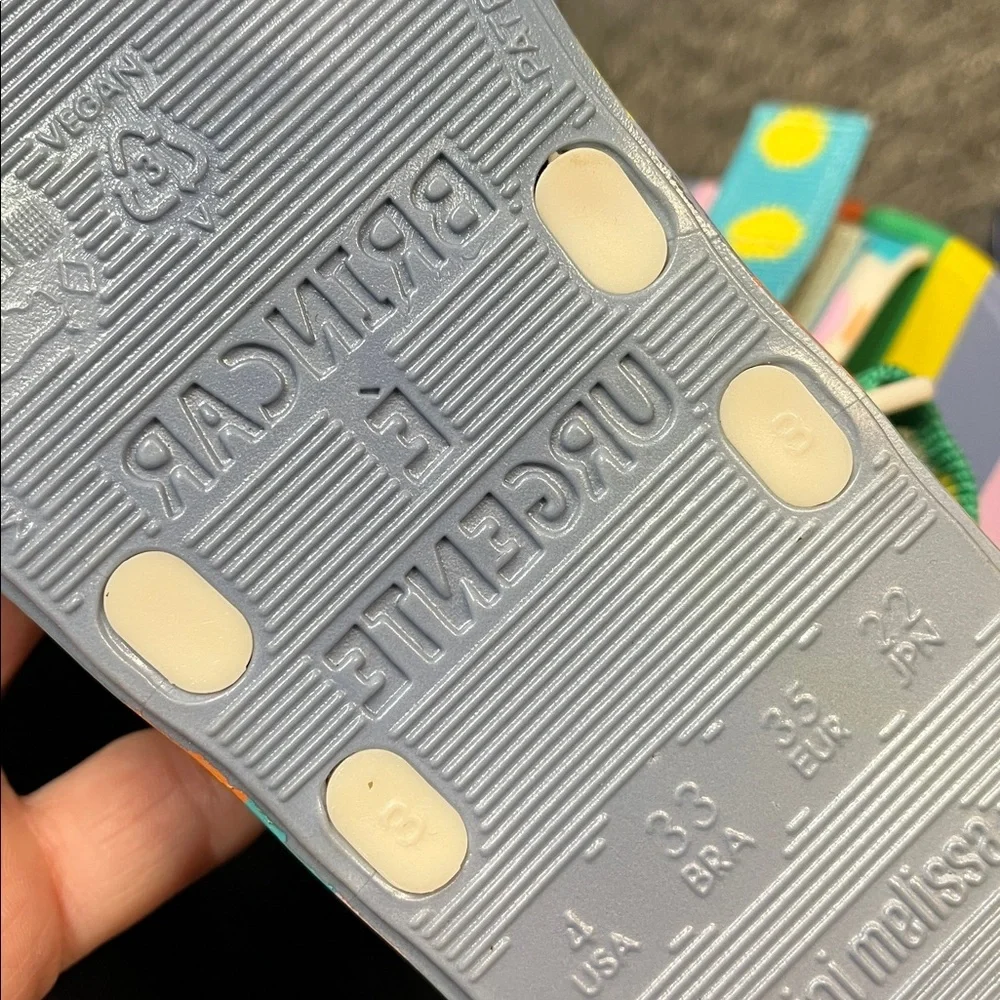 Mini Melissa sandals Ping Pong Fabula Size 4 New - Picture 5 of 6